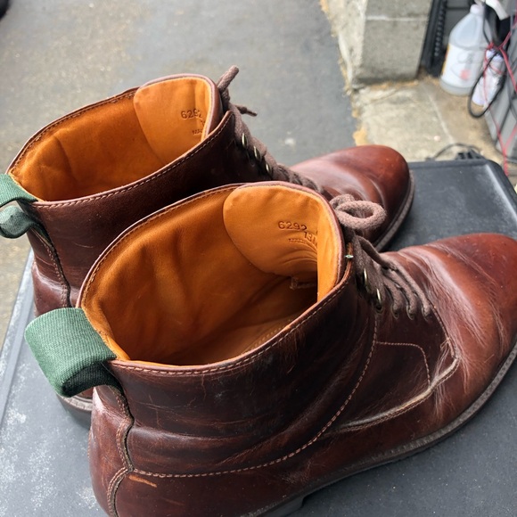 Cole Haan 6292 Mens Dark Brown Leather Leather Ankle Chukka Boots Size 13M - Picture 12 of 15